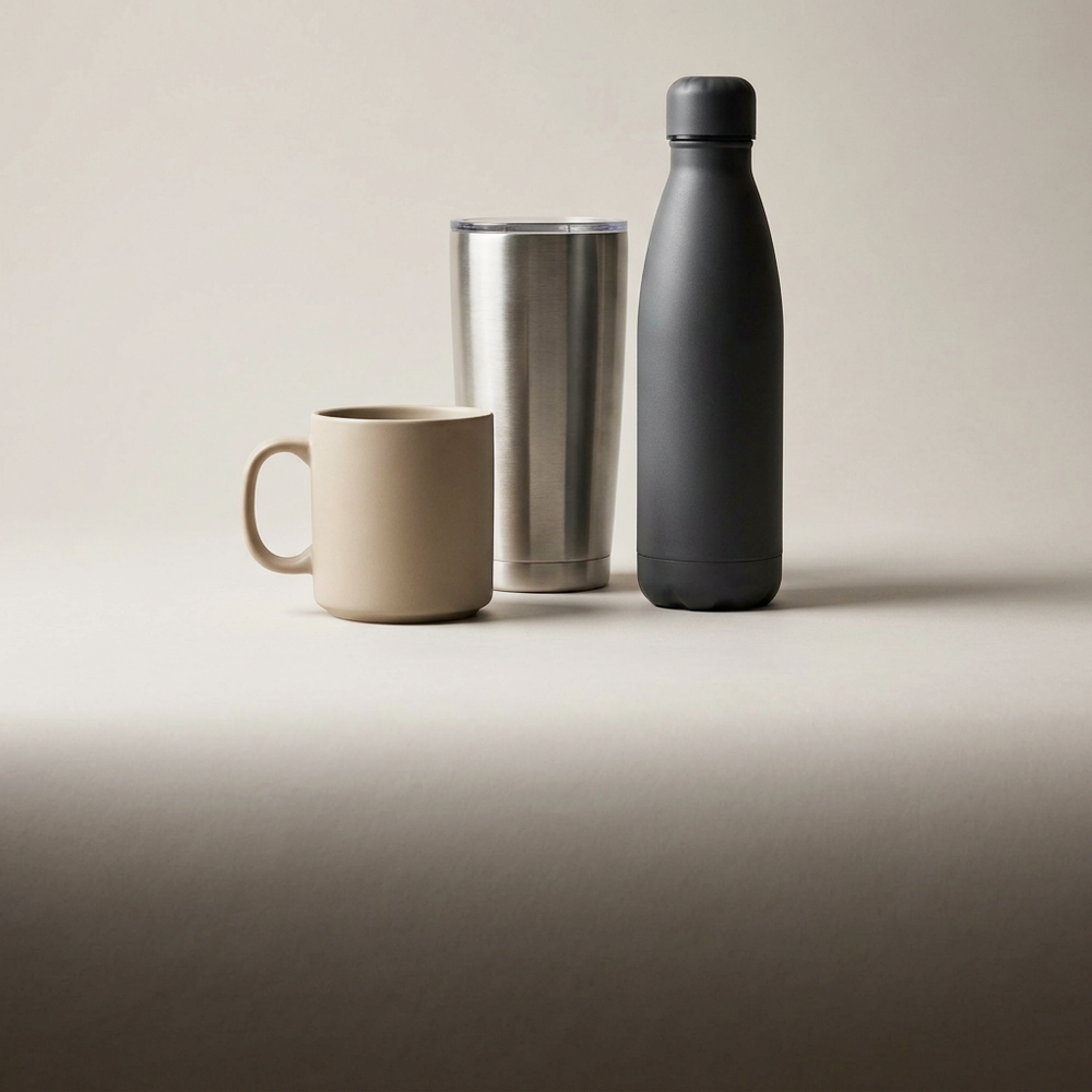 Custom branded drinkware